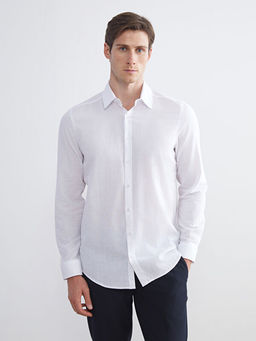 Slim Fit Uzun Kollu Erkek G?mlek