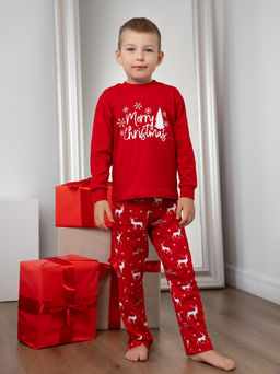 Новогодняя пижама из 100% хлопка