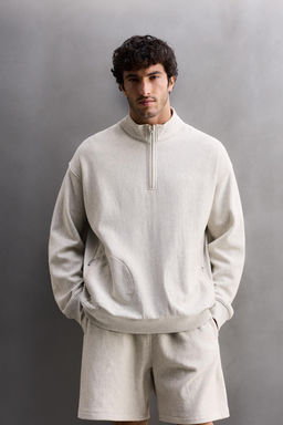 QUARTER-ZIP TRAINING SWEATSHIRT - Zara фото 2