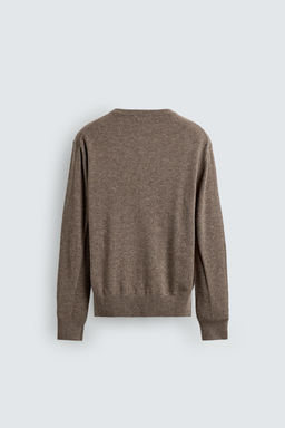 WOOL BLEND BAKER COLLAR JUMPER - Zara фото 8