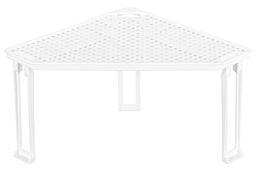 Подставка угловая 36*22,3*17 см Лофт белая, на пластиковых ножках (модель 790106)