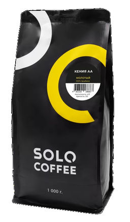 Кофе в зернах Solo Coffee Кения АА (100% арабика), свежеобжаренный  фото 4
