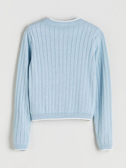 Bisiklet Yaka K?z ?ocuk Triko H?rka