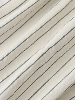 Постельное бельё евро «Этель» White stripes, жатый хлопок