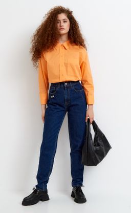 Джинсы F922-0115 d.blue