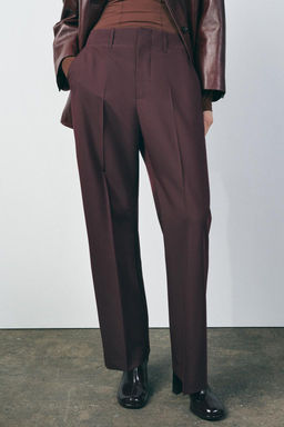 ZW COLLECTION STRAIGHT-LEG TROUSERS - Zara фото 2