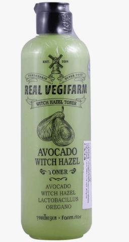 Super Food Real Vegifarm Wich Hazel Toner-Avocado - Увлажняющий тонер с экстрактом авокадо, 280 мл
