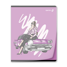 Светоч Т197 Тетрадь общая с пластик. прозр. обложкой 180 мкм., цвет.запечат.титул лист A5 48 л. на скобе 65 г/кв.м , белизна 100 % 10 шт. клетка 01498 Девочки Online  фото 7