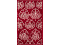 6с103.412ж1 Павлиний глаз (бордо) Полотенце махровое 50х90см