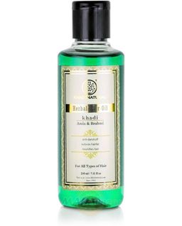 Khadi Amla & Brahmi Oil/Кхади масло Амла Брами 210мл