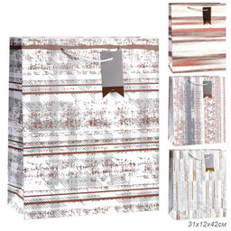 Цена за 12 шт. Пакет подарочный 31x42x12см / 5301XL /уп 12/300/