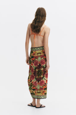 Falda midi con detalle drapeado - H&m фото 6