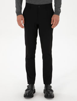 Siyah Slim Fit Kanvas Pantolon - Cacharel фото 2