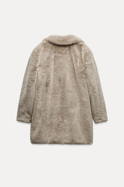 FAUX FUR COAT - Zara фото 5