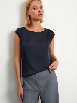 Однотонный топ - Emka фото 8