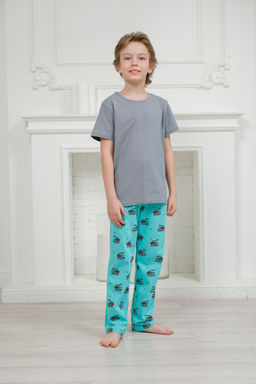 Пижама подростковая из кулирки Фантазия машинки - Амадэль фото 5