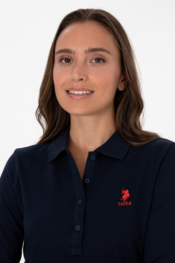 Kad_n Lacivert Basic Polo Yaka Sweatsh_rt Sepette S_rpriz _ndirim - U.s. polo assn фото 9