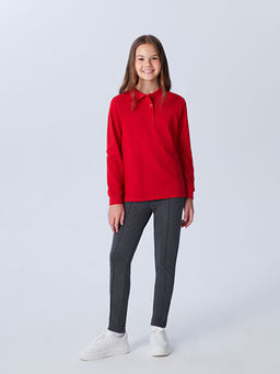 Beli Lastikli K?z ?ocuk Uzun Tayt