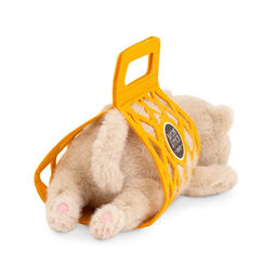 Мягкая игрушка "Кот Барсик в сумке бежевый", 56 см B1003/56