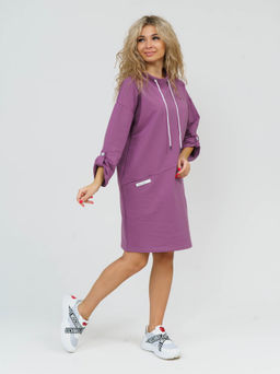 880 Платье "Брусника"