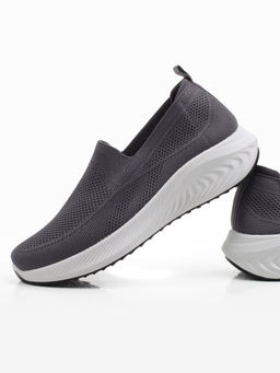 05-TEX-D04-01 GREY Полуботинки спортивные летние мужские (текстиль) - Фабричный китай фото 10