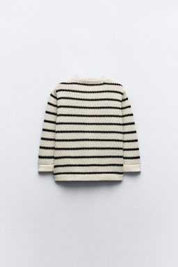 BASIC STRIPED KNIT CARDIGAN - Zara фото 4