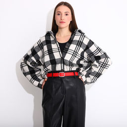 Ремень женский, ширина 3 см, винт, пряжка метал, цвет красный - Simaland фото 3