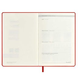 Ежедневник недатированный ESCALADA, А5, 160 л., арт. 67233/ 15 СОФТ-ТАЧ КРАСНЫЙ