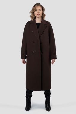 01-12194 Пальто женское демисезонное (пояс) - El podio фото 8