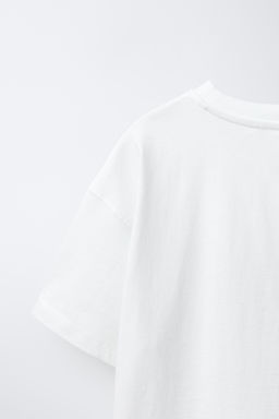 CAMISETA TEXTO NE?N / Blanco - Zara фото 4