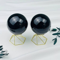 Шар из черного Обсидиана