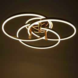 Светильник «Финди» 3xLED 160 Вт черный 80×80×16 см BayerLux