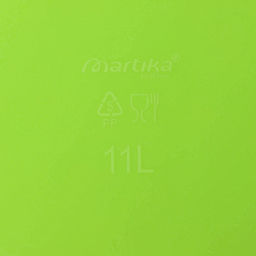 Таз хозяйственный овальный «Водолей», 11 л, пластик, салатовый