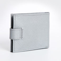 Кошелёк на кнопке, TEXTURA, цвет серый  фото 2