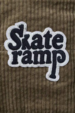 CORDUROY FAUX SHEARLING OVERSHIRT - Zara фото 6