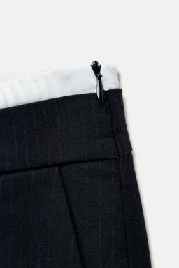 WIDE-LEG TROUSERS WITH DOUBLE WAISTBAND - Zara фото 14