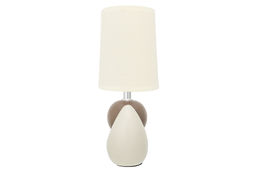 Настольная лампа 20,5*12*30 см "Мечта" + крем. овал. абажур