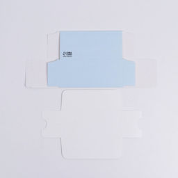 Цена за 5 шт. Коробка для макарун, кондитерская упаковка, «Голубая», 5.5 х 12 х 5.5 см