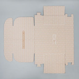 Цена за 2 шт. Коробка новогодняя складная «С Новым годом!», бурый