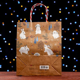 Пакет подарочный Заяц 26 х 32 х 12 см - Simaland фото 2