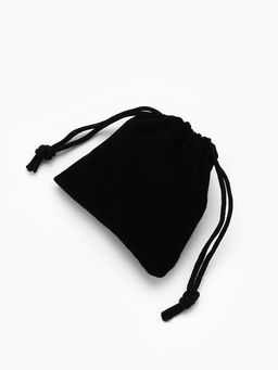 Набор мешочков для украшений подарочных 50 шт. бархатный, 5.5×5.5 см, чёрный