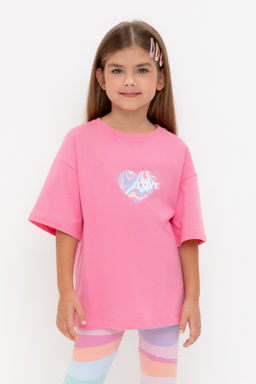 КР 302683-1/розовая орхидея к535 фуфайка (футболка) для дев - Crockid фото 10