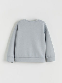 Bisiklet Yaka K?z ?ocuk Sweatshirt