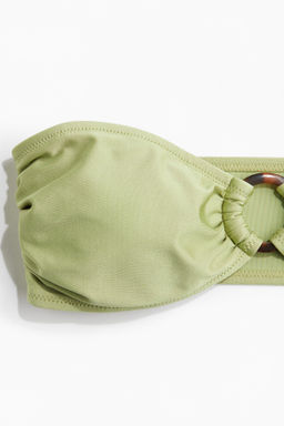 Top de bikini bandeau con relleno - H&m фото 4