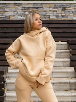 Женский Спортивный костюм БС029 Светло-Бежевый от Спортсоло