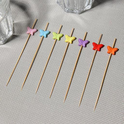 Шпажки Доляна «Бабочка многодневка», 12 см, набор 25 шт.
