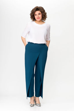 Блуза Swallow 803.2 черный+серебряный узор фото 278