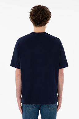 Erkek Oversize Fit Bisiklet Yaka Lacivert Ti__rt Sepette S_rpriz _ndirim - U.s. polo assn фото 6