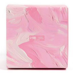 Цена за 5 шт. Коробка кондитерская с окном, сундук, «Нежные краски», 20×20×20 см