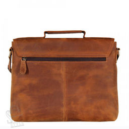 Портфель мужской кожаный 35502Z v.brown Zinimsk в Новосибирске - S-style фото 4